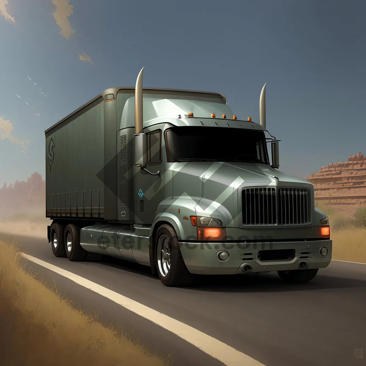 Picture of Highway Hauler: Fast and Efficient Trucking Transport