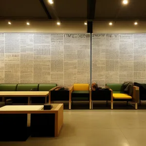 Modern Interior Hall with Stylish Furniture and Decor