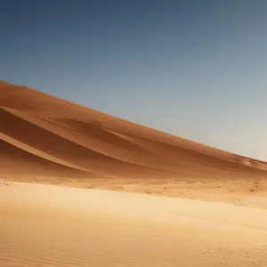 Sandy Dunes: Majestic Moroccan Desert Landscape