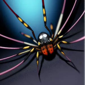 Black Widow Spider in Close-up