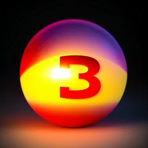 Shiny Colorful Sphere Button: Vibrant 3D Web Element