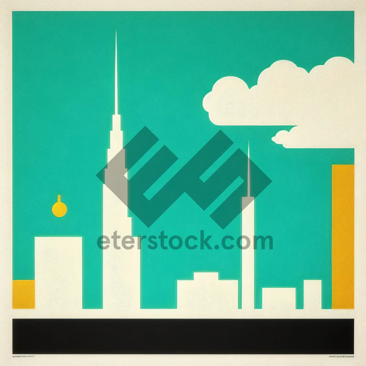 Picture of Flag of the Country on Map Symbol Sign