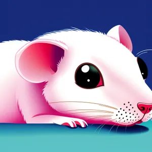 Cute Pink Piggy Bank Cartoon Art