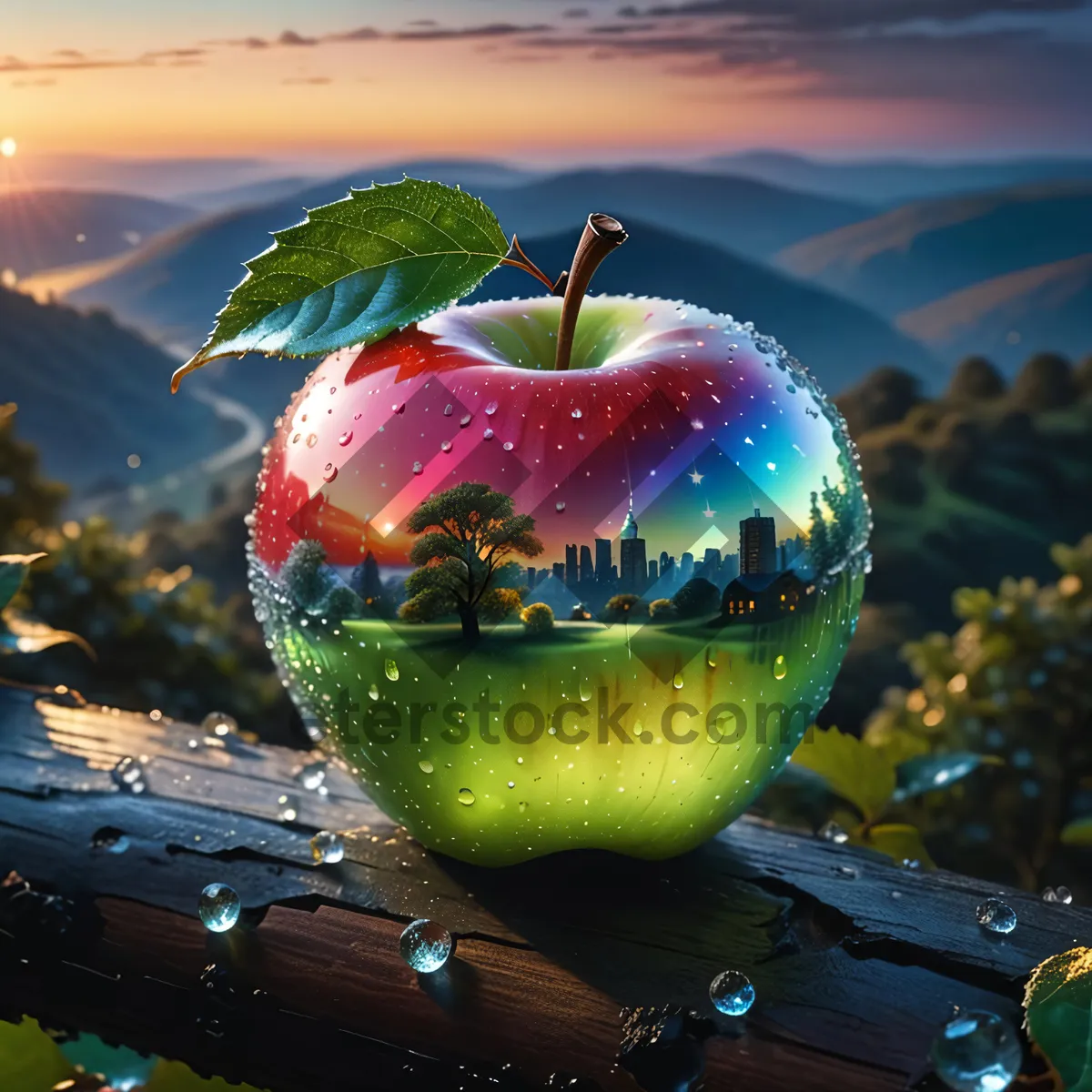 Picture of Golden Delicious Apple: Sweet and Juicy Snack Option