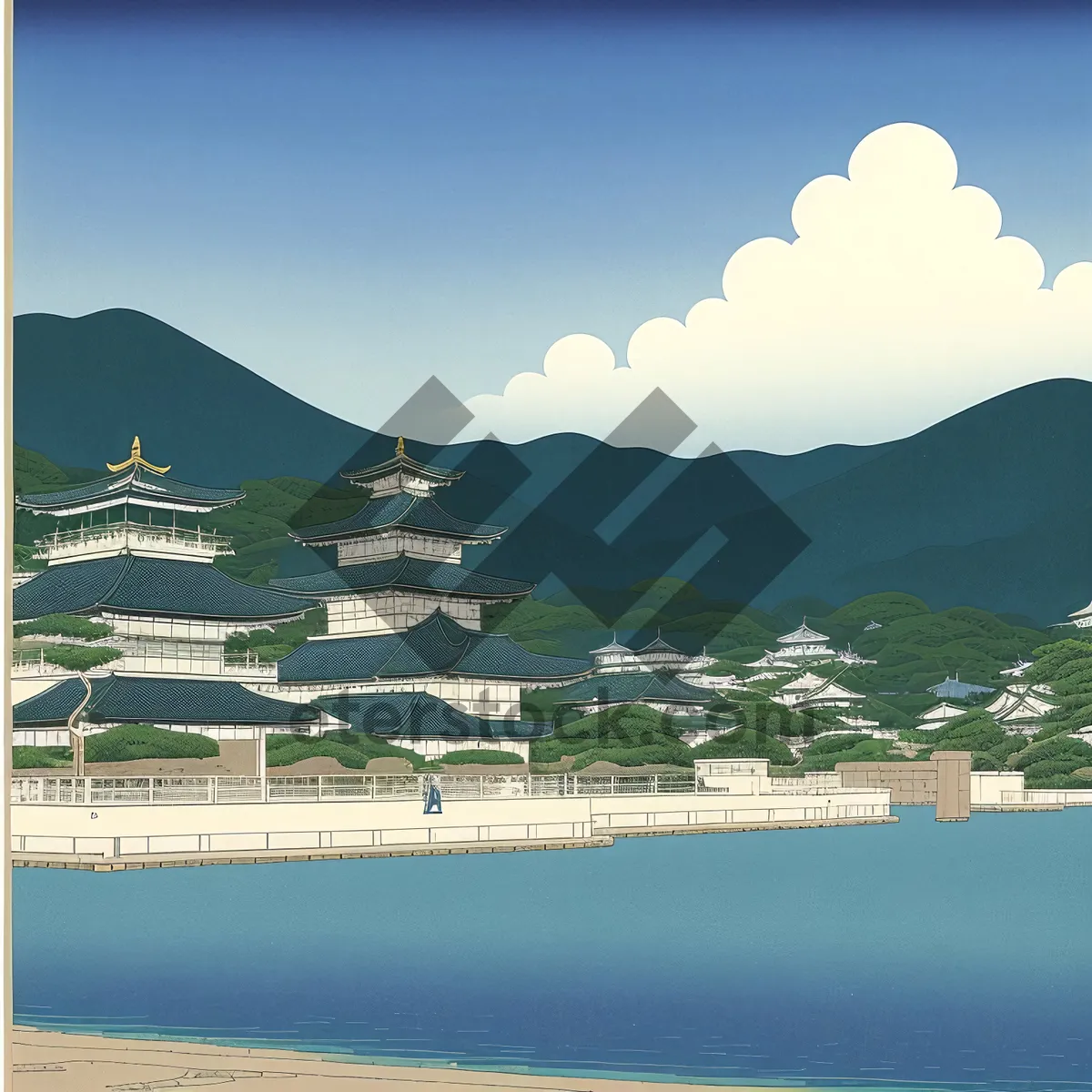 Picture of Summer Escape: Beachside Serenity