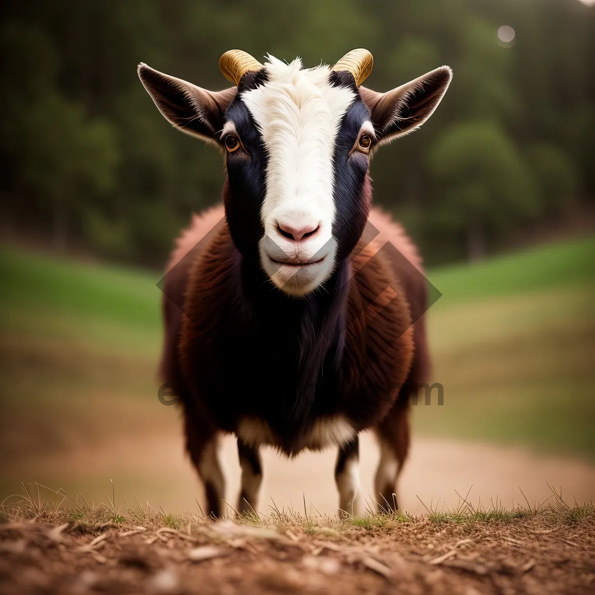 Picture of Grass-Fed Calf on Rural Farm