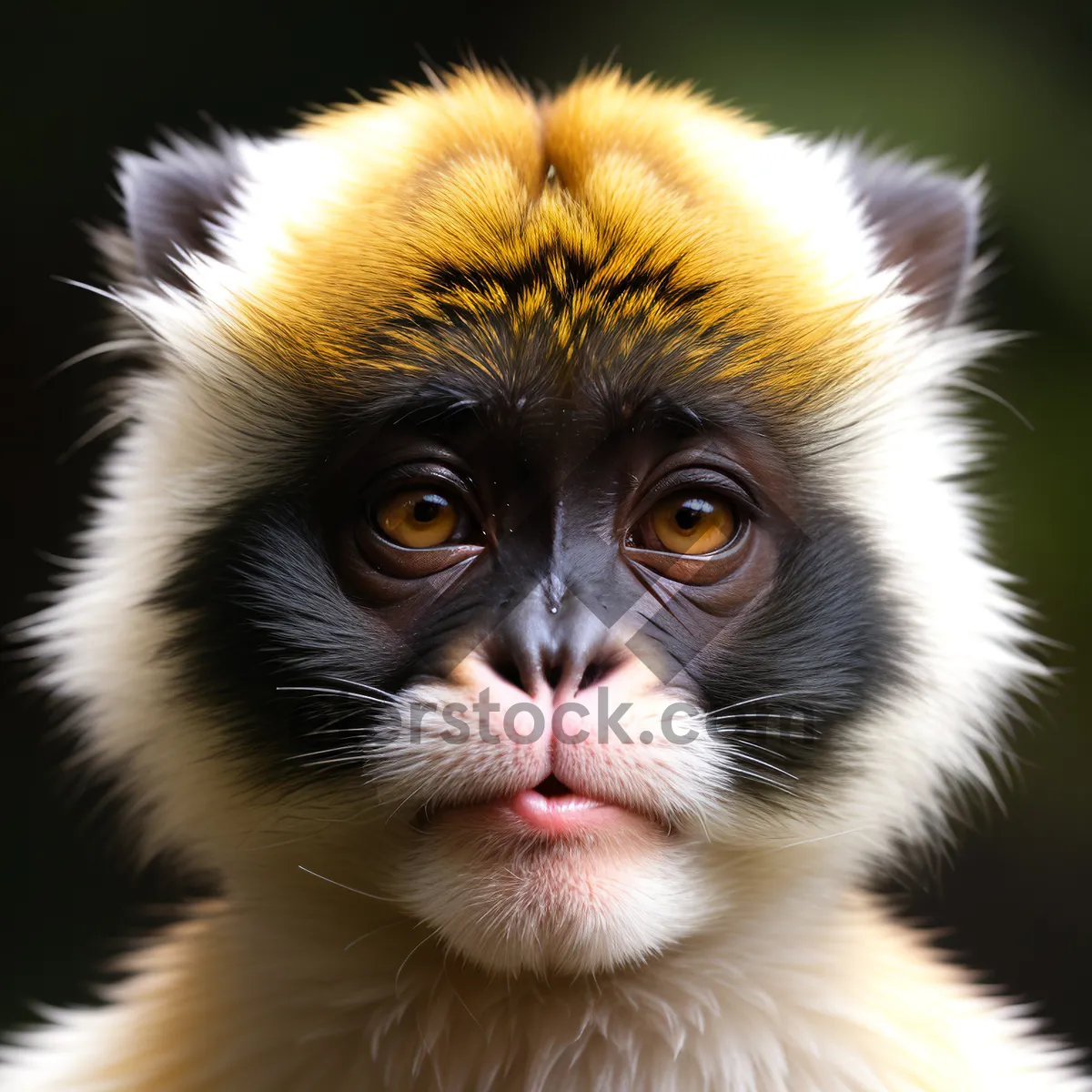 Picture of Cute Primate with Curious Eyes