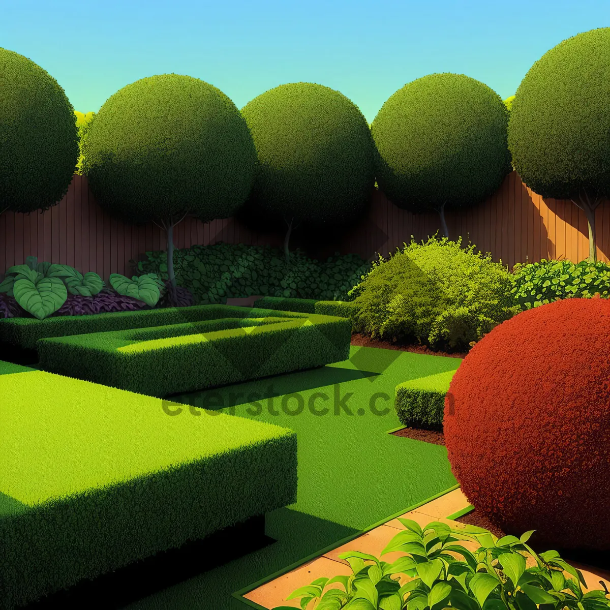 Picture of Fresh Fruit and Tennis Ball Game