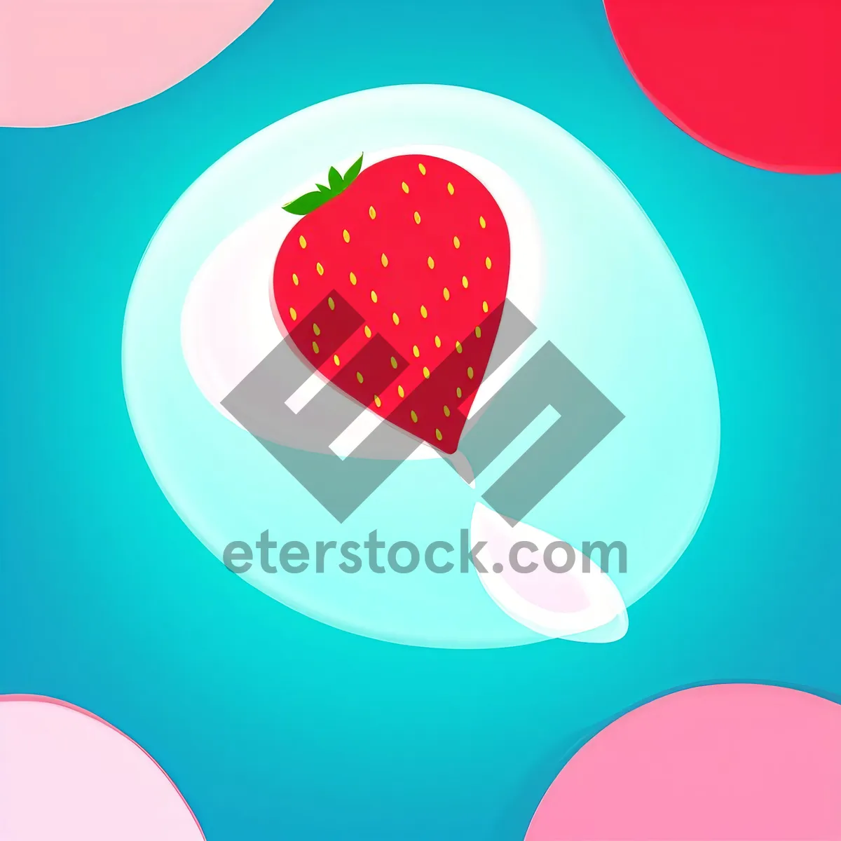 Picture of Polka Dot Heart: Pink Valentine's Art Decoration