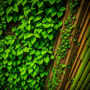 Bamboo Texture Plant Design Pattern