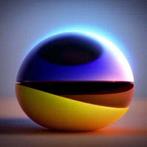 Globe Icon Sphere: Shiny 3D World Design