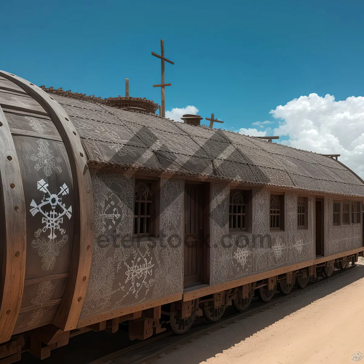 Picture of Vintage Railway Station Passenger Car