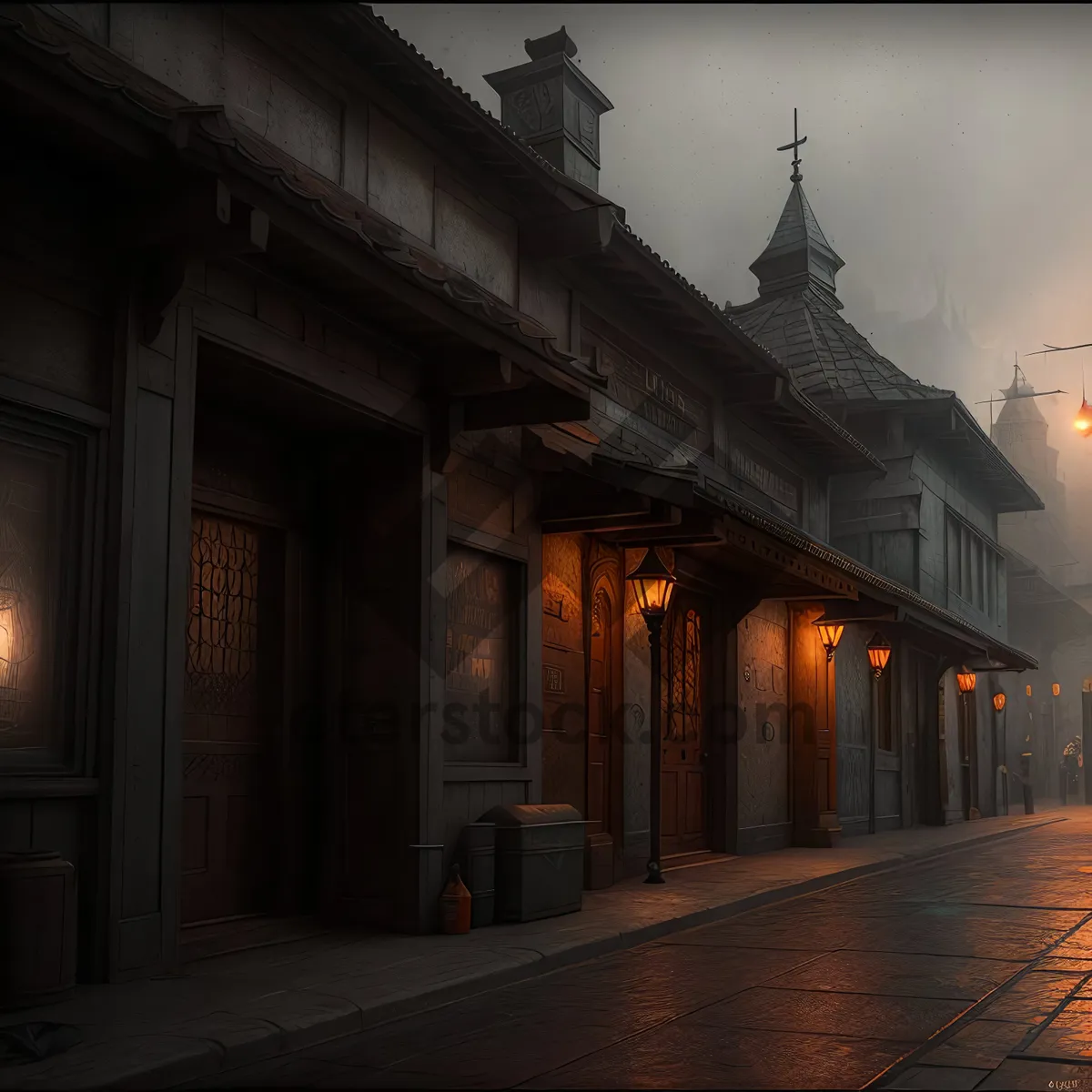 Picture of Old City Palace by Night