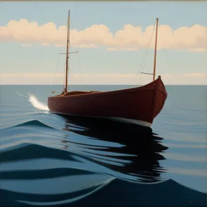 Sunset Sailing: Nautical Adventure on the Open Seas
