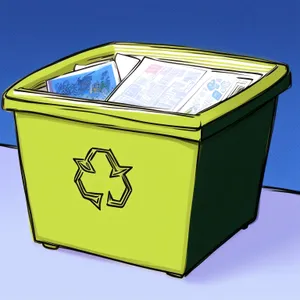 3D Container Chest - Ashcan Bin Box Bucket