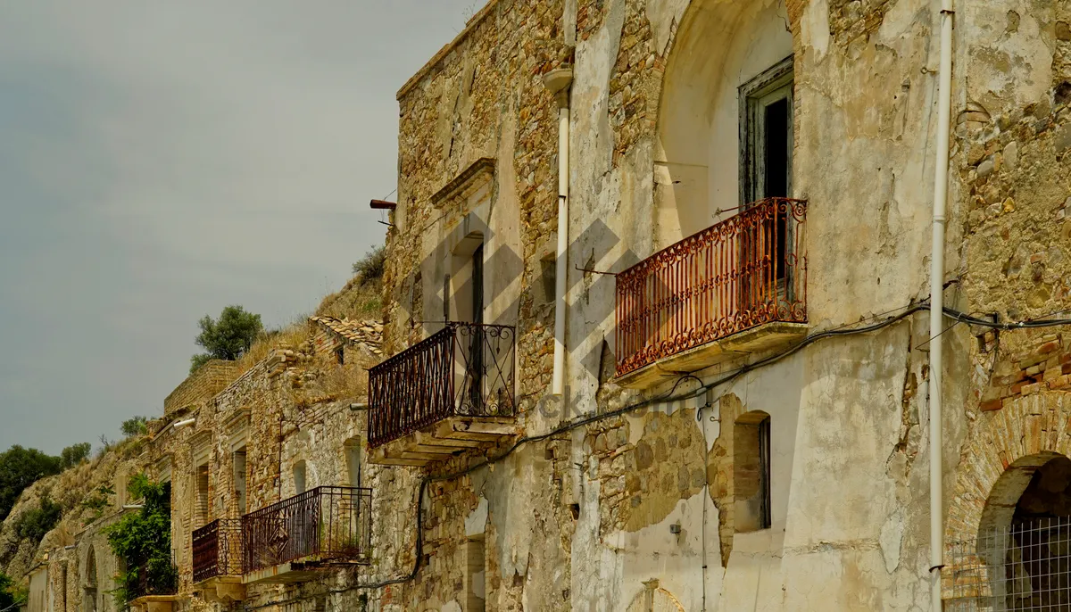 Picture of Historic Cathedral in Old City with Balcony View