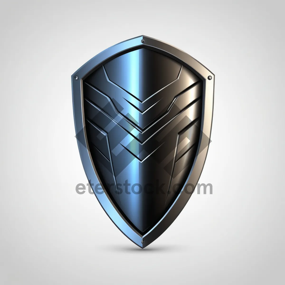 Picture of Shiny Graphic Heart Emblem - Collection of Shields