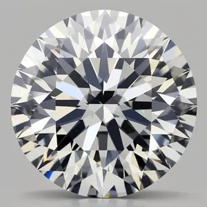 Exquisite Round Diamond Gem with Brilliant Facets