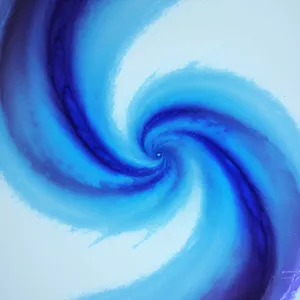 Colorful Spiral Motion Watercolor Art