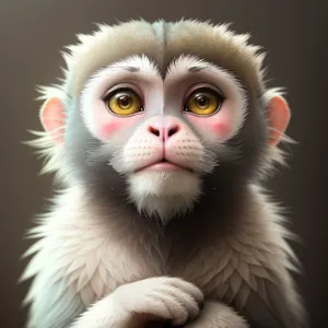 Cute Feline Kitty with Expressive Eyes
