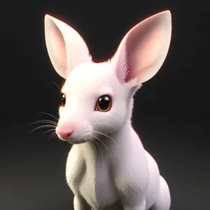 Furry Bunny with Adorable Ear Fluff