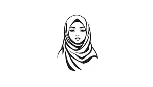 Cartoon Housewife Haircut Clip Art Drawing