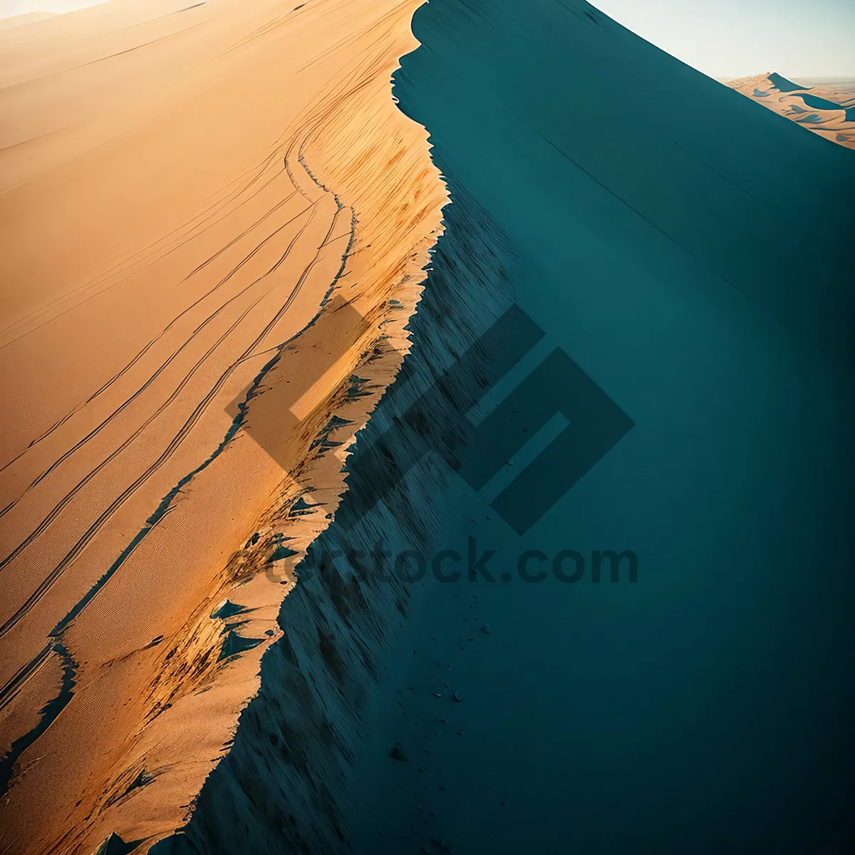 Picture of Sandy Sunset over Majestic Desert Dunes