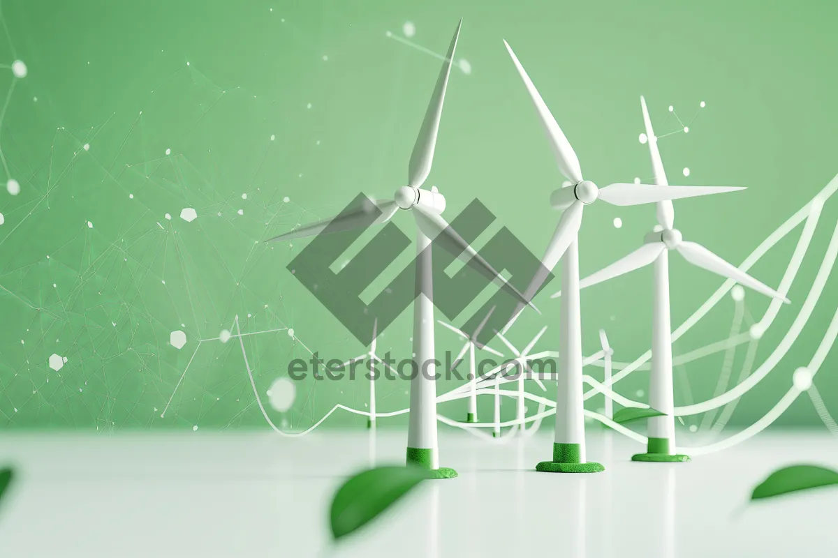 Picture of Renewable Energy Wind Turbine Design in Sky