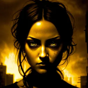 Sexy DJ with Attractive Dark Hair and Intense Eyes