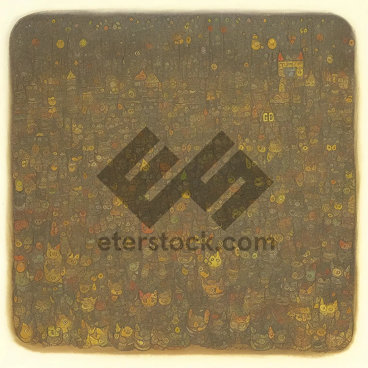 Picture of Retro Microprocessor Wallet Case with Vintage Grunge Texture