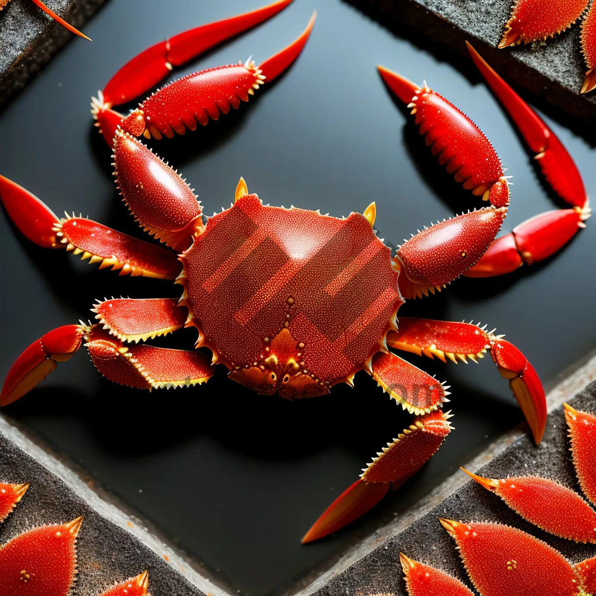 Picture of Ocean delicacy: Rock Crab Shellfish - Gourmet Seafood