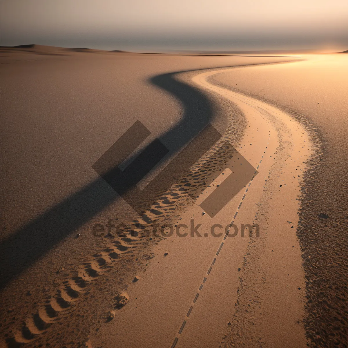 Picture of Sandy Dunes Under Sunny Sky