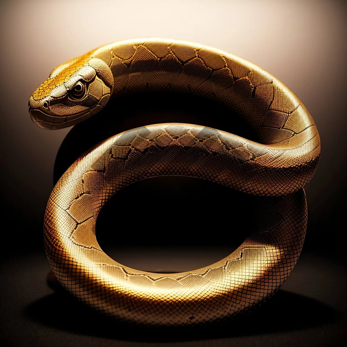 Picture of Night Snake - Bangle Reptile in Wildlife