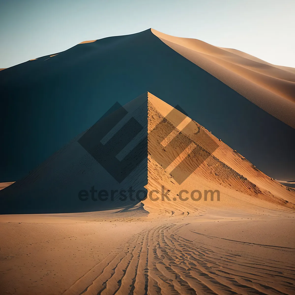 Picture of Golden Sands: Majestic Moroccan Desert Landscape