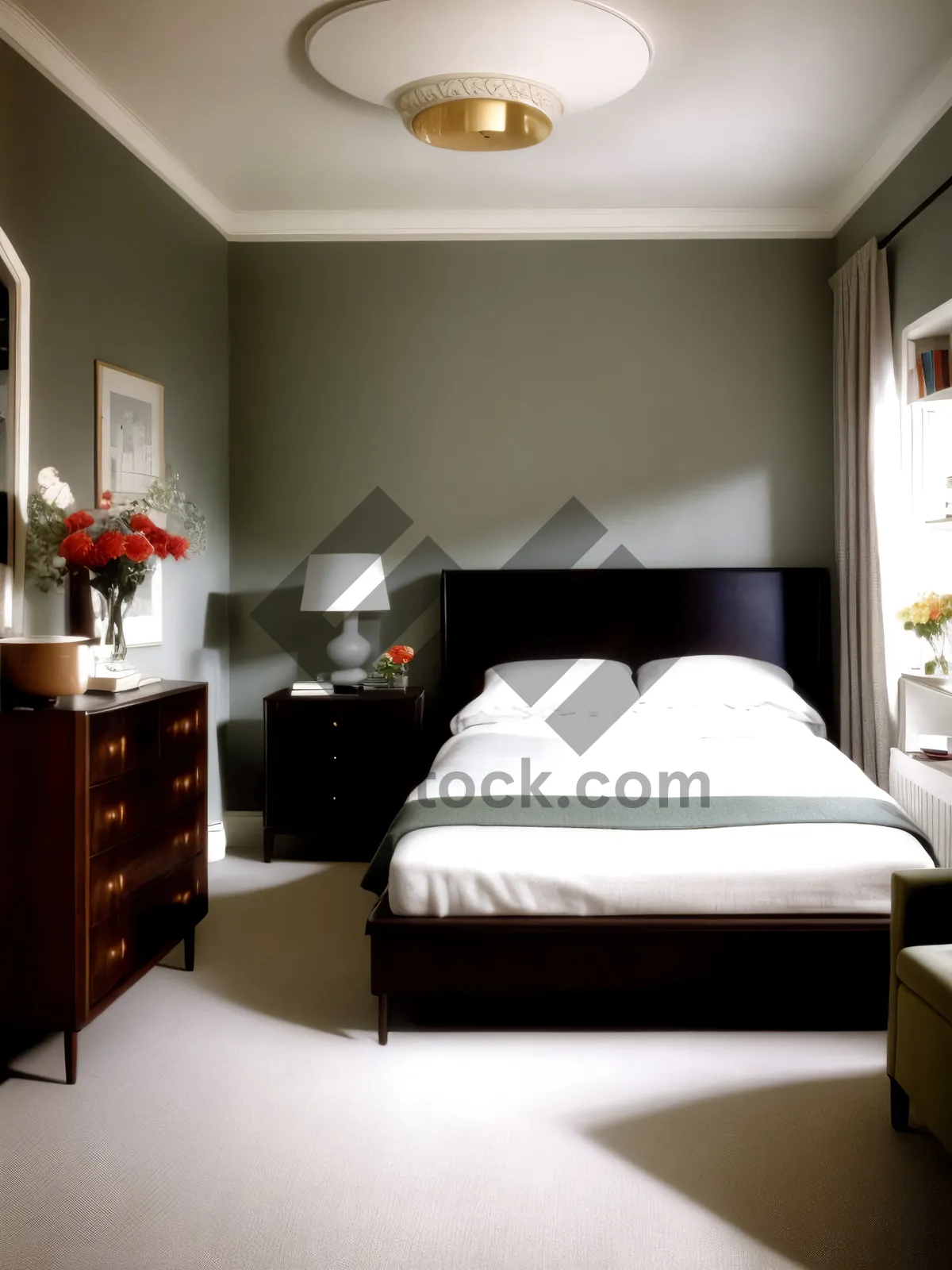 Picture of Modern Luxury Bedroom with Wood Furniture