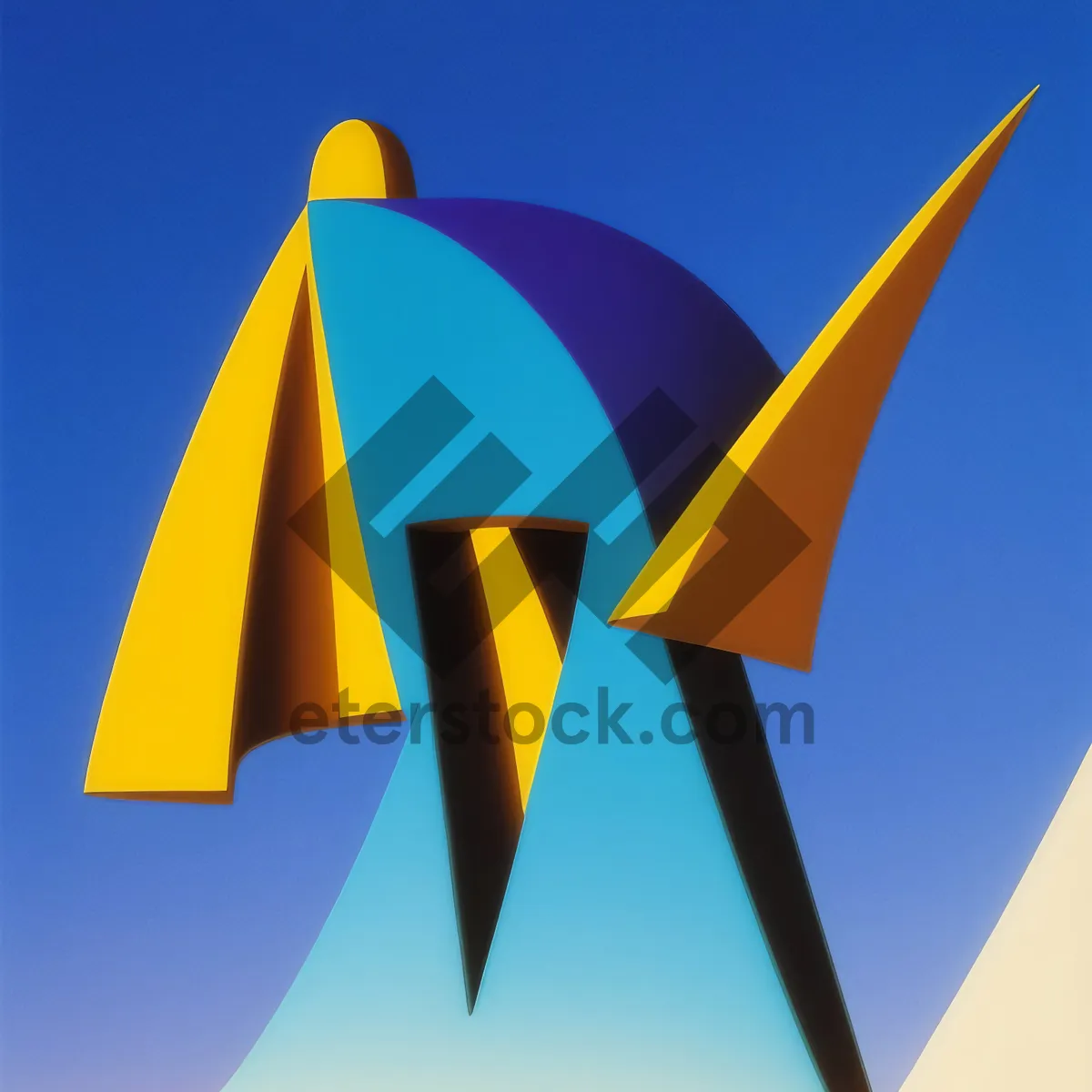 Picture of Dynamic 3D Lightning Arrow Symbol