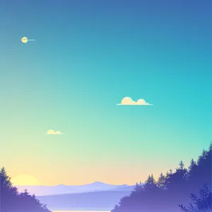 Vibrant Sky with Fluffy Clouds