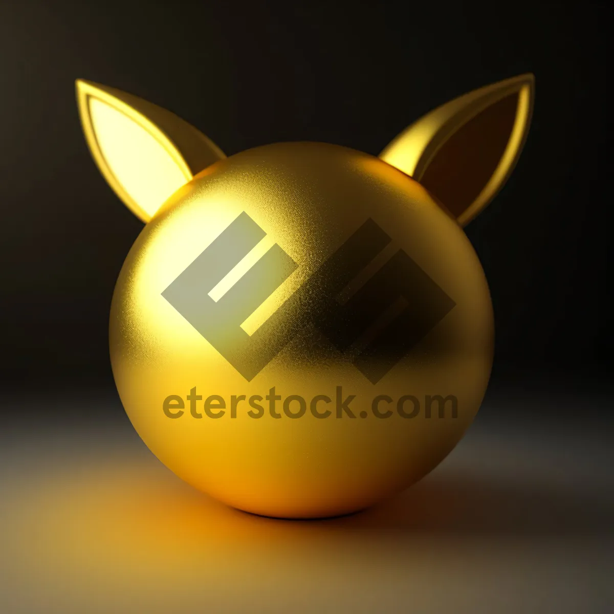 Picture of Shiny Easter Hen Icon - 3D Sphere