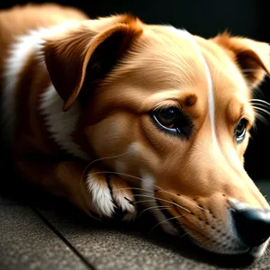 Cute Corgi Puppy with Adorable Brown Fur