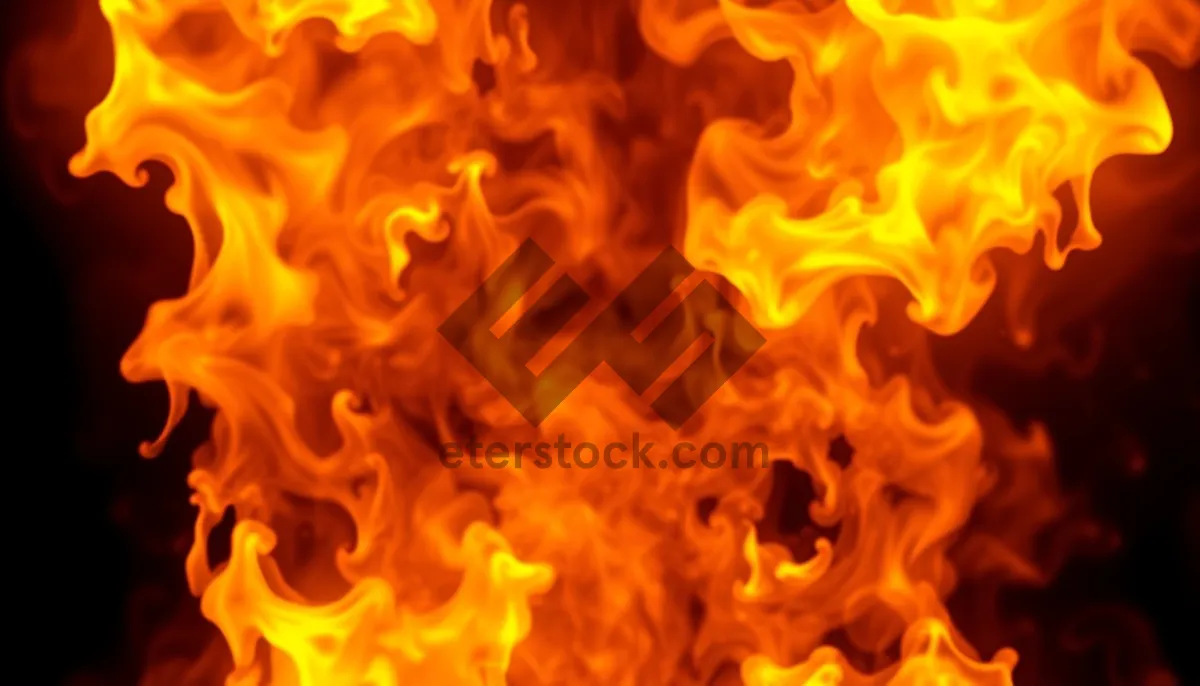 Picture of Fiery Blaze Texture Design for Wallpaper Background