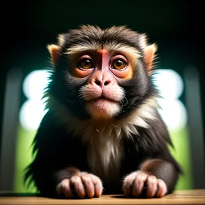 Adorable primate with eyes that convey a range of emotions, capturing hearts with its irresistible charm