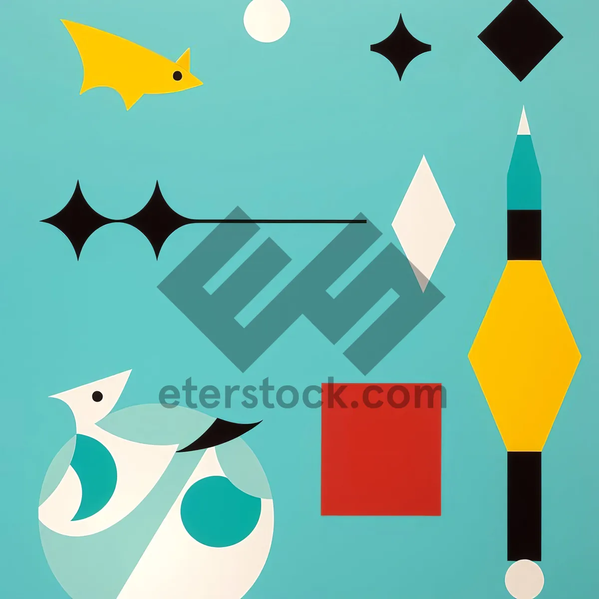 Picture of Silhouette graphic design icons set symbol