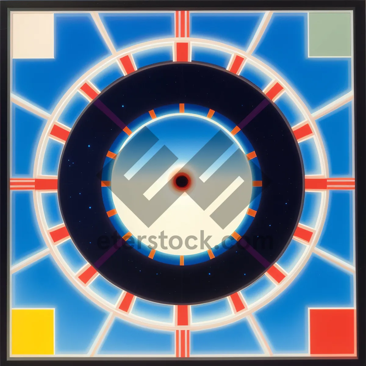Picture of Shiny 3D Circle Icon – Graphic Design Symbol