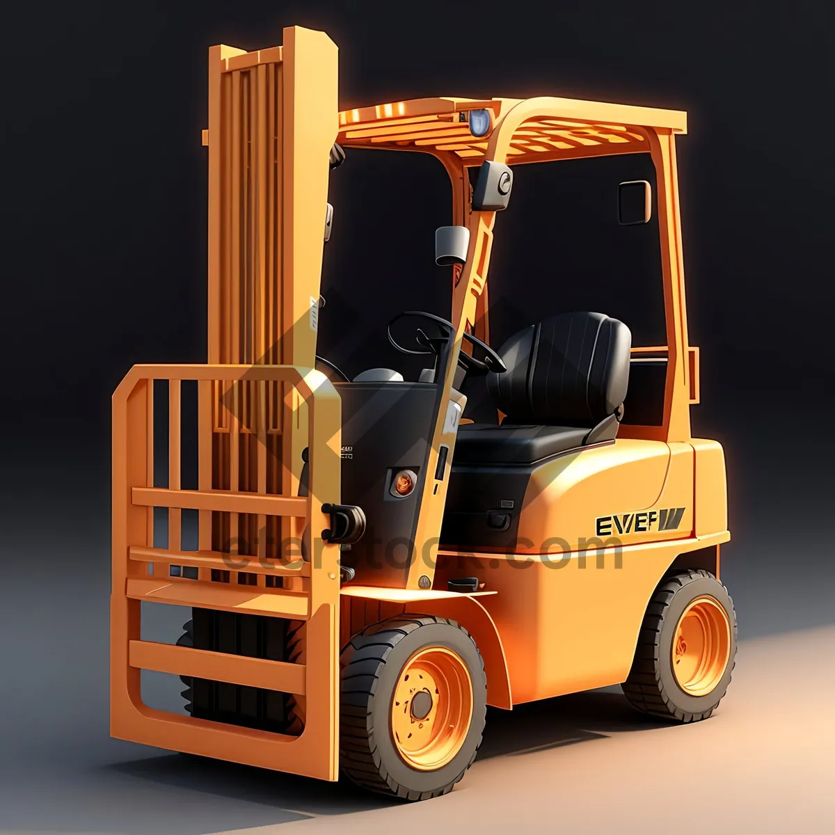 Picture of Industrial Freight Transport: Heavy-duty Forklift Truck