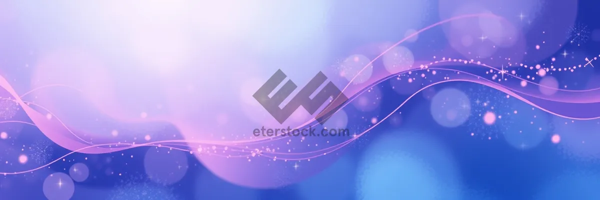 Picture of Shiny Starry Night Winter Wallpaper Design
