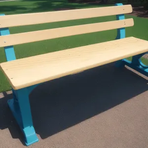 Wooden Park Bench Seat