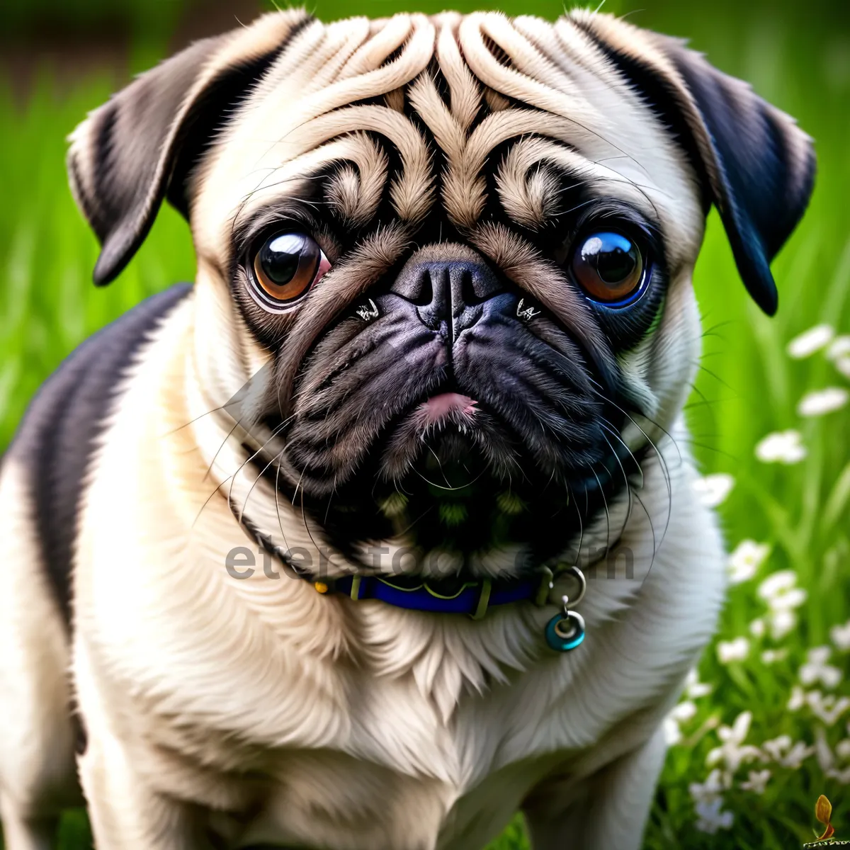 Picture of Pug Bulldog: Adorable Wrinkle-Faced Canine