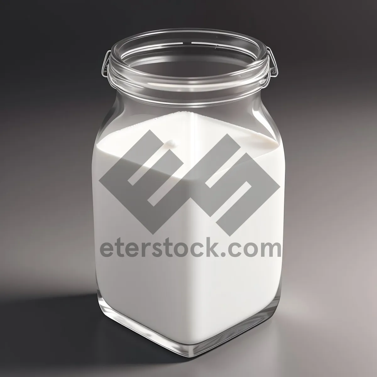 Picture of Transparent Milk Bottle for Liquid Beverage Conservation