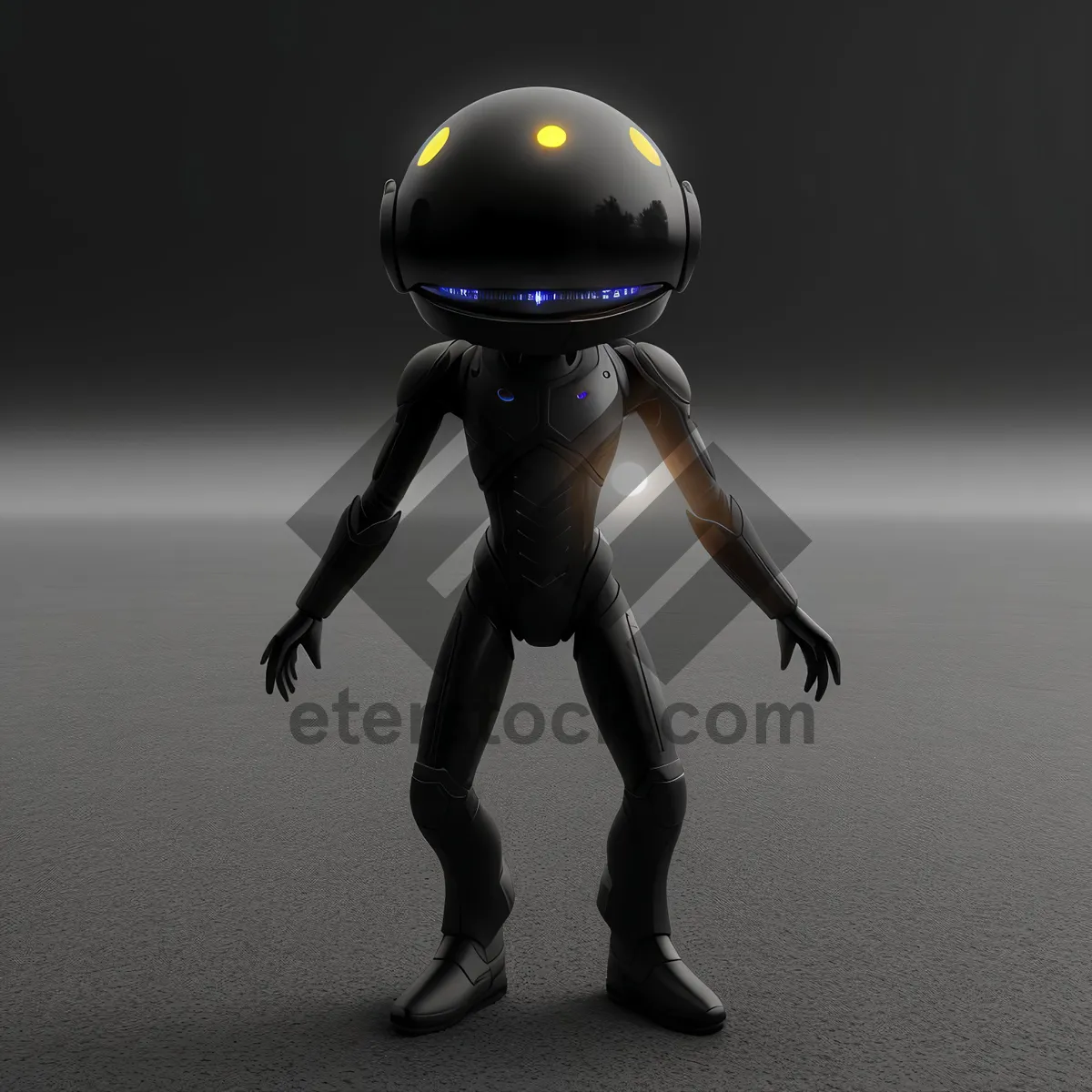 Picture of 3D Man in Helmet