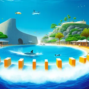 Exotic Paradise: Relaxing on a Sunny Tropical Beach